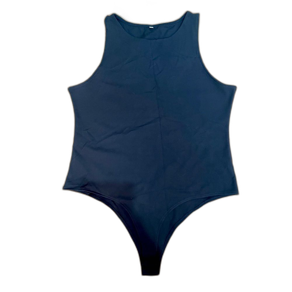 Women’s black one piece bodysuit size 2XL